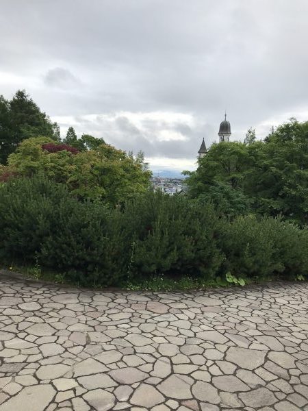 雪の美術館　景色